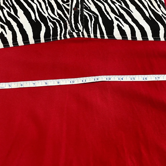 OVADIA AND SONS Billy Polo Red/Zebra NWT XL - Picture 4 of 4